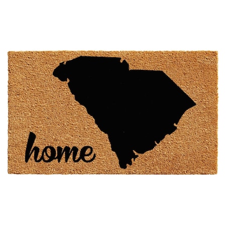 Calloway Mills Entrance Mat, Coir, Natural, Black 102931830